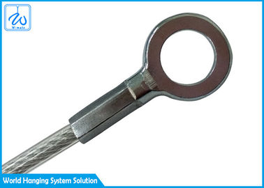 W - Imbracature d'acciaio dell'occhio del cavo metallico di tensione terminale urgenti cavo di sicurezza della primavera del garage del compagno