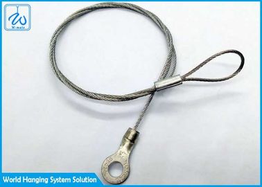 Imbracatura su ordinazione del cavo metallico della testa di ciclo 1x19 per la sospensione del sistema